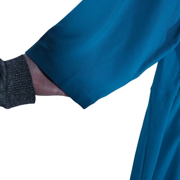 GB X Amanda Uprichard Womens Dress 4X Blue Long Sleeve Scoop Neck Minimalist - Picture 6 of 15